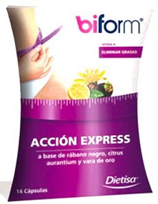 Dietisa Biform Accion Express (Accion 7 Dias) 14 cápsulas