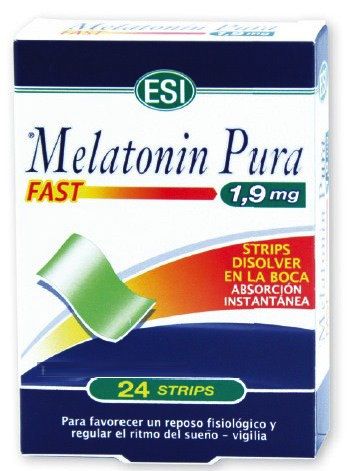ESI Melatonin Fast 1,9mg 24 strips ESI Melatonin Fast 1,9mg 24 strips